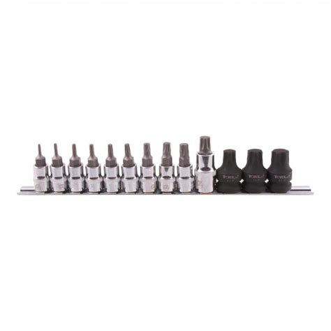 Torx Plus Bit Socket Set 3 8 Sq Drv 13 Pce