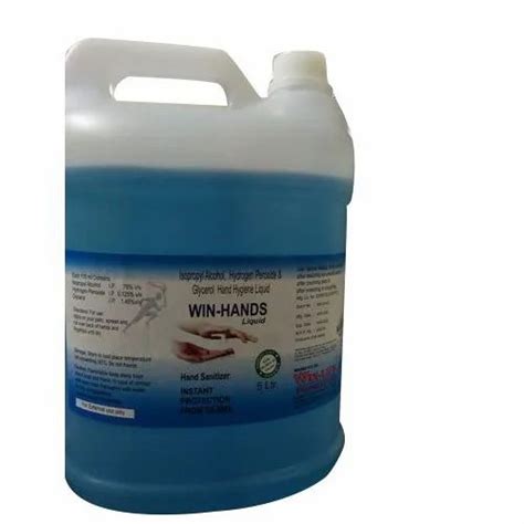 5 Liter Alcohol Based Liquid Hand Sanitizer At Rs 600 Peice Alcohol