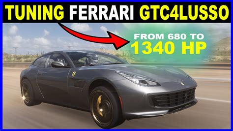 Tuning Ferrari GTC4Lusso To Make It A Real Forza Horizon 5 Beast