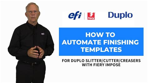 Automate Duplo Finishing Templates With Efi Fiery Impose Duplo Usa