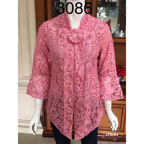 Jual TA Kebaya Alexuez Full Brukat Bros Seri Warna 3086 Kartini