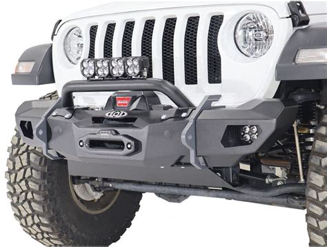 Lod Offroad Black Ops Shorty Bull Bar Front Winch Bumper Bare Lod Jfb1884 00 Realtruck