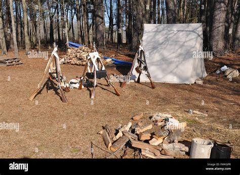 A Reenactment of the Battle of Cowpens in Cowpens,South Carolina Stock ...