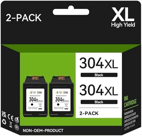 Atopink Xl Noir Cartouches D Encre Remanufactur Es Pour Cartouche Hp