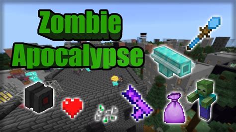 Zombie Apocalypse Modpack Mcpe Bedrock Edition Minecraft Youtube