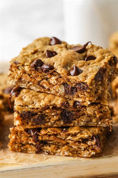 Peanut Butter Oatmeal Bars - Spend With Pennies