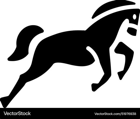 Racing horse Royalty Free Vector Image - VectorStock