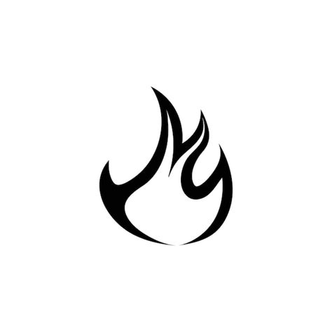 Vector De Plantilla De Logotipo De Llama De Fuego Vector Premium