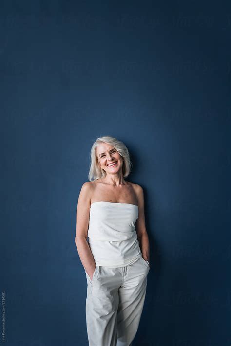 Portrait Of A Beautiful Mature Woman By Stocksy Contributor Irina