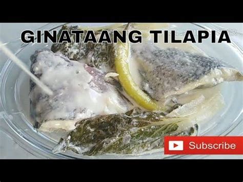 Ginataang Tilapia Fish In Coconut Milk How To Cook Ginataang