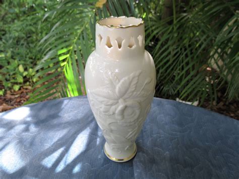 Lenox Orchid Vase Vintage Porcelain Flower Vase Made In Etsy