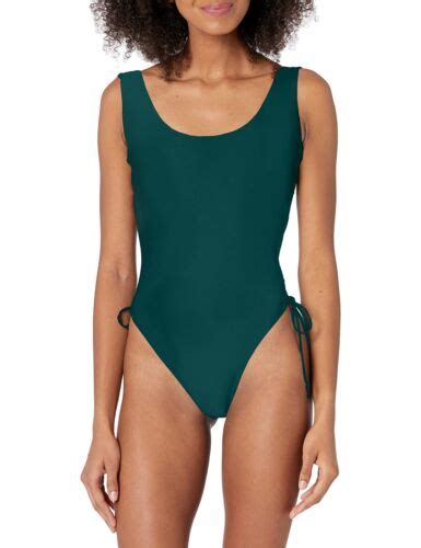 Bikini Lab Women S Adjustable Side Tie High Leg One Piece Swimsuit