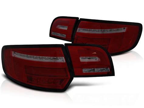 Lampy tylne AUDI A3 8P Sportback RED SMOKE LED za 1806 zł z Pajęczno