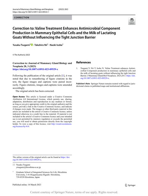 PDF Correction To Valine Treatment Enhances Antimicrobial Component