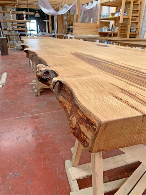 Tavolo In Legno Di Castagno Antico Taglio Tronco Anna Xlab Design