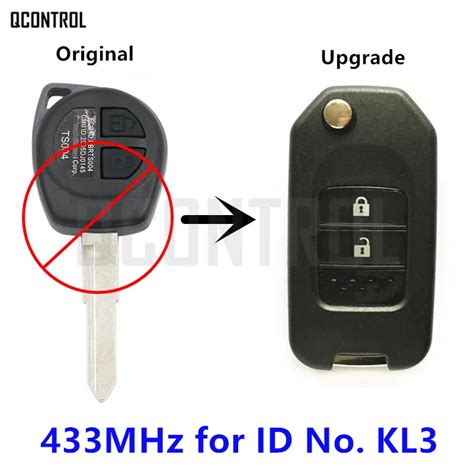 QCONTROL Upgraded Car Remote Flip Key For SUZUKI SWIFT SX4 ALTO IGNIS