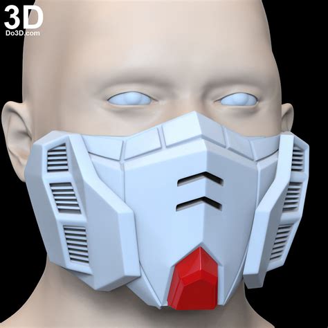 New 3d Printable Models Gundam Style Face Mask Coverings From