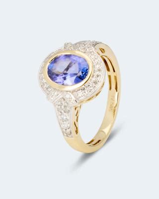 Harry Ivens Ring Mit Tansanit Und Diamanten Online