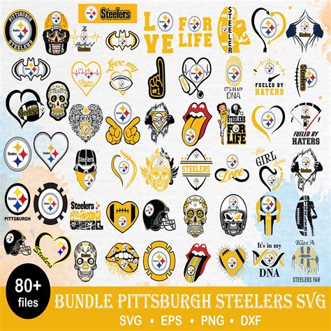 Steelers Svg Bundle Pittsburgh Steelers Nfl Team Svg Stee Inspire Uplift