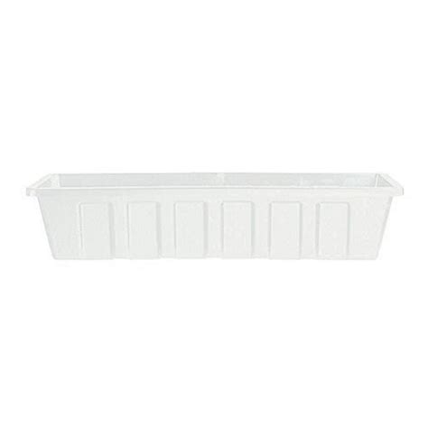 Polypro Plastic Flower Box Liner White