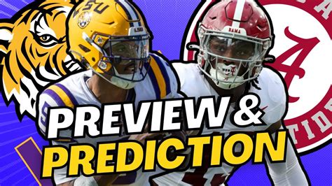 Alabama Vs Lsu Prediction 2025 Eadie Gusella