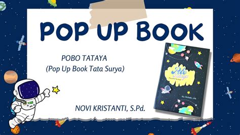 Pobo Tataya Pop Up Book Tata Surya Media Pembelajaran Inovatif Youtube