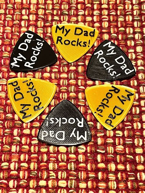 Personalized Guitar Picks With Letters And Colors Etsy