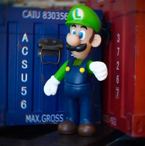 Boneco Super Mario Bros E Luigi Miniatura Grande Original Figura