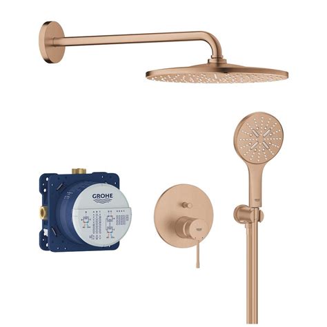 Essence Concealed Shower System With Rainshower Mono 310 GROHE