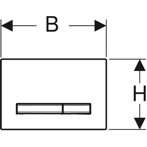 Przycisk uruchamiający Geberit Sigma50 przedni czarny przyciski