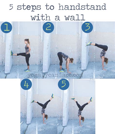 5 Steps to Handstand with a Wall — YOGABYCANDACE