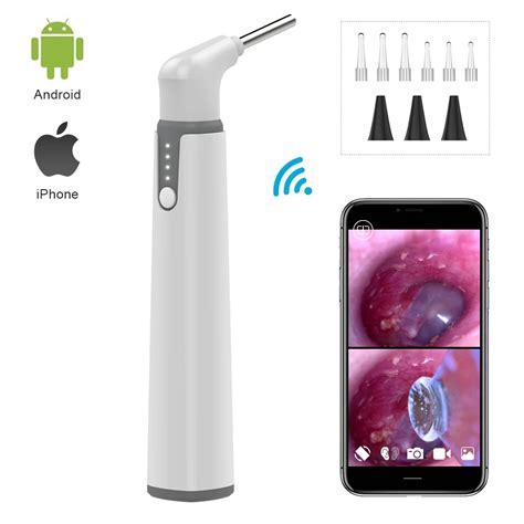 Teslong 5 In 1 Wifi Ear Endoscope Camrea 1080p Earpick 3 9mm Ear