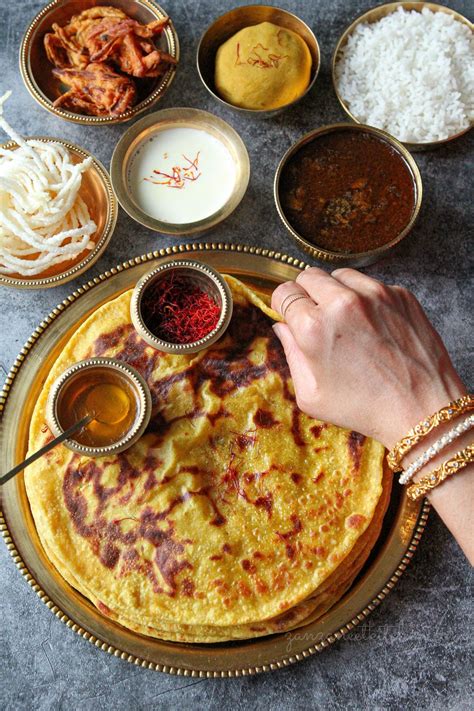 Maharashtrian Thali Puran Poli