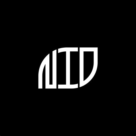 NIO letter logo design on BLACK background. NIO creative initials ...