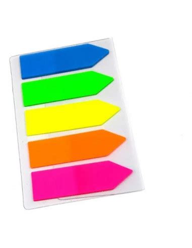 Banderitas Adhesivas Tipo Post It Fluorescentes Un