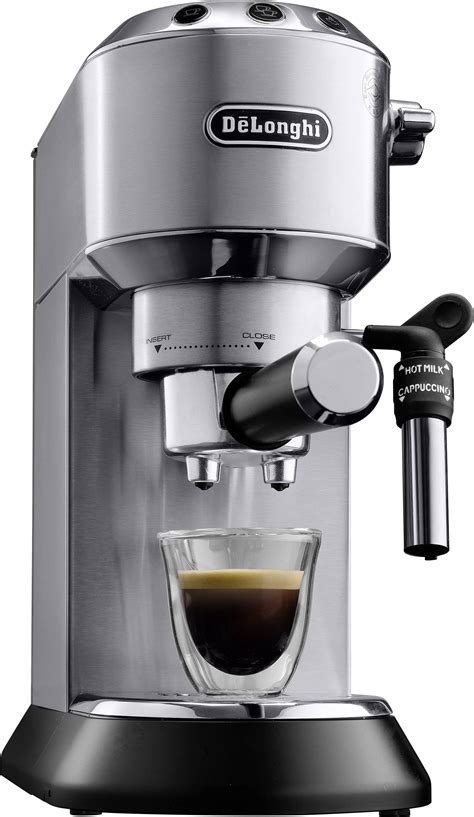 Delonghi Ec M Espresso Machine With Sump Filter Holder Silver