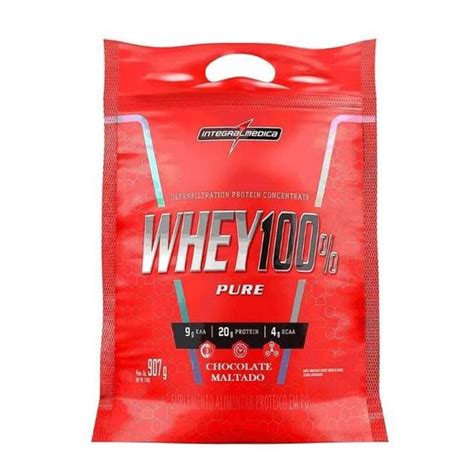 Integral Médica Whey 100 Pure Whey Protein Magazine Luiza