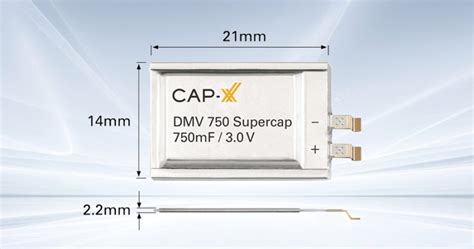 Cap Xx Launches Ultra Thin V Mf Prismatic Supercapacitor For Space