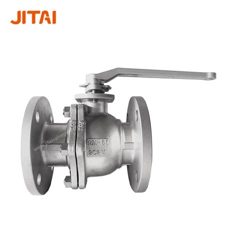 DN65 Resilient Seated Scs13 JIS 10K Ball Valve With Lever Operation