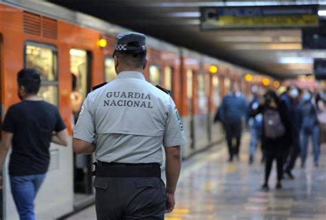 Guardia Nacional Permanecerá En Metro Cdmx Con Vigilancia Nocturna