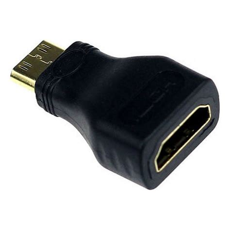 Mini Hdmi Male Type C To Female Type A Adapter Connector For 1080p 3d