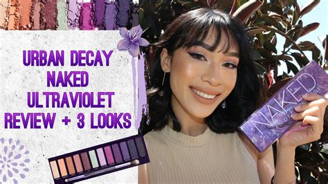 NEW URBAN DECAY NAKED ULTRAVIOLET PALETTE REVIEW 3 LOOKS YouTube