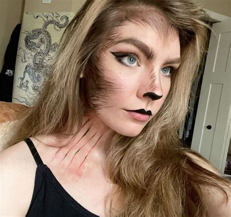 Werewolf Makeup In 2024 Wolf Makeup Wolf Costume Makeup Werewolf Makeup