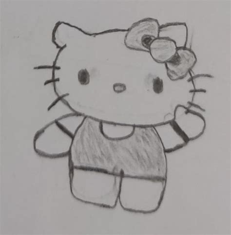 Hello kitty drawing I made : r/HelloKitty