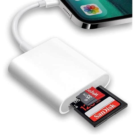 Lecteur De Carte Sd Pour Iphone Adaptateur Carte Sd Adaptateur