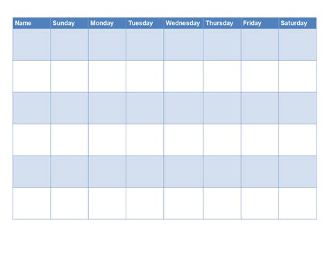 Free Printable Chore Chart Template for Easy Home Management