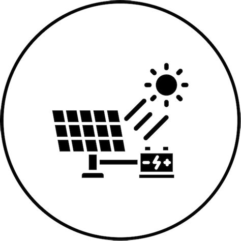 Premium Vector Solar Energy Icon