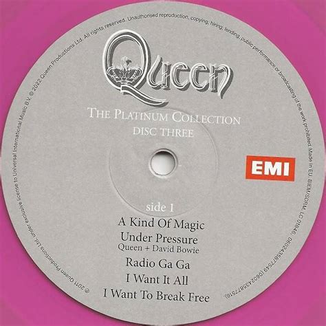 Queen The Platinum Collection 6lp Color Купить виниловую пластинку