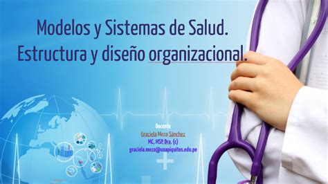 Modelos Y Sistemas De Salud Estructura Y Dise O Organizacional By