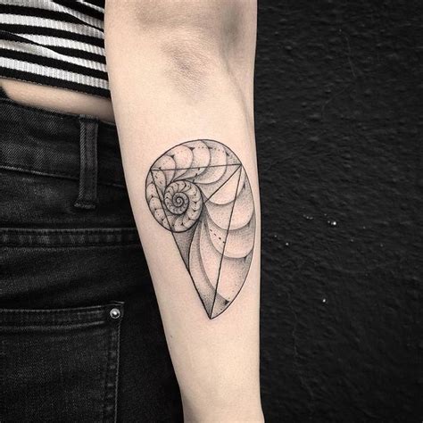 40 Amazing Fibonacci Tattoo Designs | TattooAdore